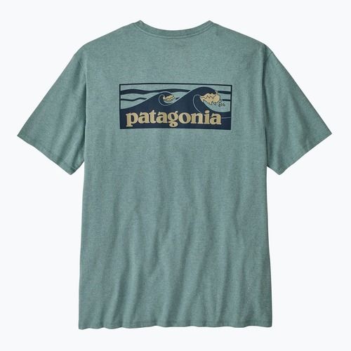 Мъжка тениска Patagonia Boardshort Logo Pocket Responsibili blue sage