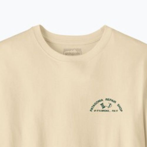 Мъжка тениска Patagonia Repair Shop undyed natural
