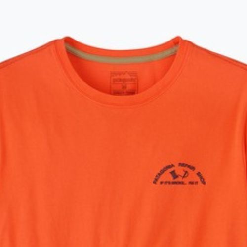 Мъжка тениска Patagonia Repair Shop orange peel