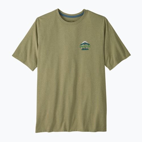 Мъжка тениска за трекинг Patagonia Great Waves Responsibili Tee gumtree green