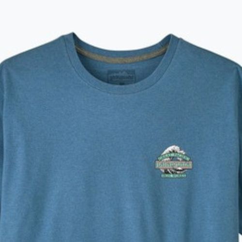 Мъжка тениска за трекинг Patagonia Great Waves Responsibili Tee shore blue