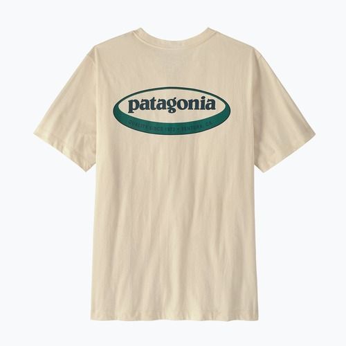 Мъжка тениска Patagonia '95 Oval Logo undyed natural