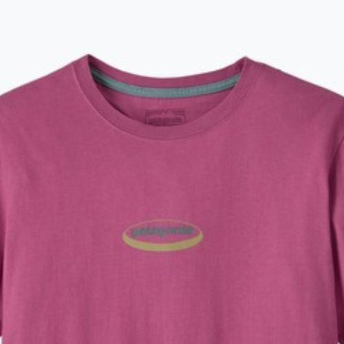 Мъжка тениска Patagonia '95 Oval Logo faded magenta
