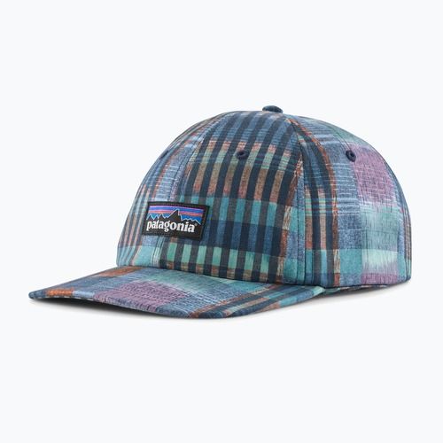 Шапка с козирка Patagonia P-6 Label Trad melt away/still blue