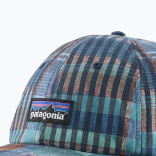 Шапка с козирка Patagonia P-6 Label Trad melt away/still blue