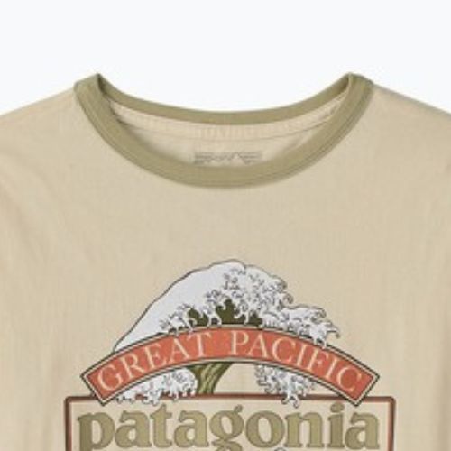 Дамска тениска Patagonia Great Waves Ringer Tee undyed natural