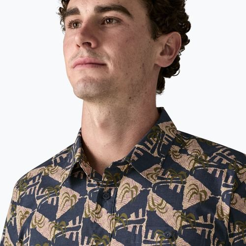 Мъжка риза Patagonia Go To jaguar geo/dolomite blue