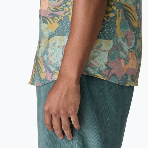 Мъжка риза Patagonia Go To moon tripper/blue sage