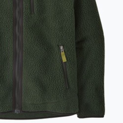 Мъжки трекинг суитшърт Patagonia Retro Pile old growth green