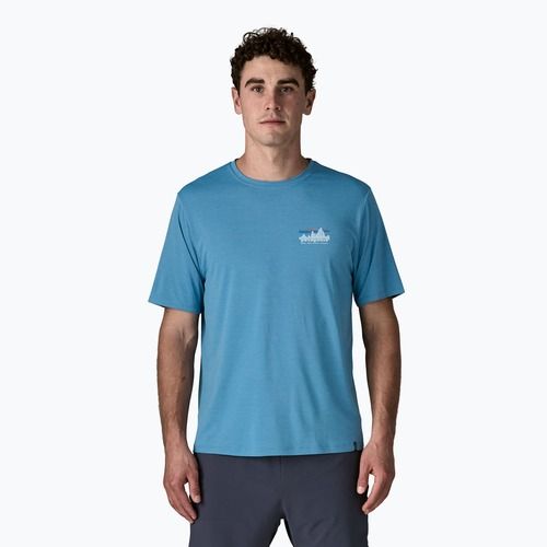 Мъжка тениска Patagonia Capilene Cool Daily - '73 Skyline shore blue/light shore blue x-dye