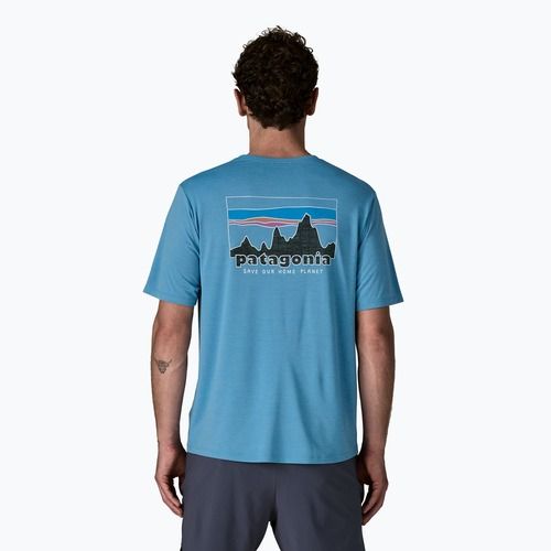 Мъжка тениска Patagonia Capilene Cool Daily - '73 Skyline shore blue/light shore blue x-dye