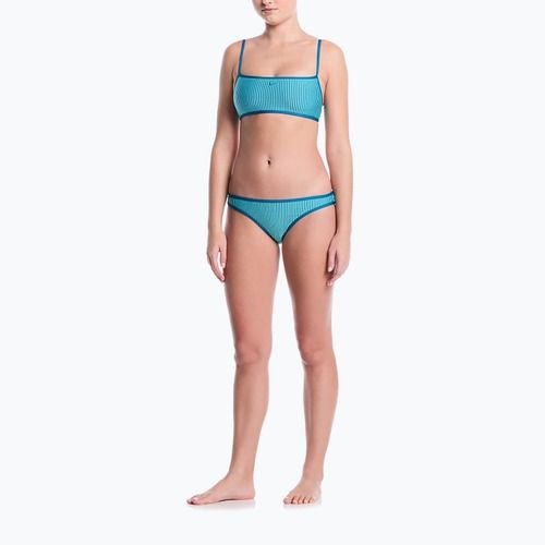 Долнище на бански костюм Nike Ripple Texture Hipster Bikini bleached turquoise