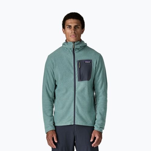 Мъжки трекинг суитшърт Patagonia R1 Air Full Zip Hoody blue sage