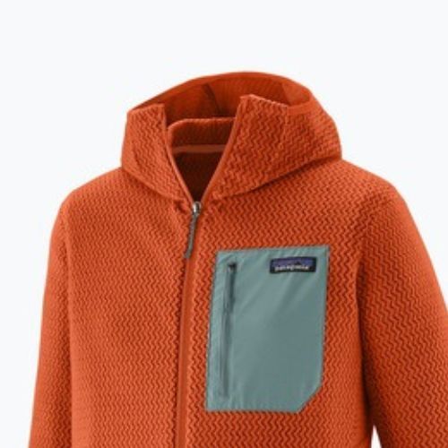 Мъжки трекинг суитшърт Patagonia R1 Air Full Zip Hoody coal orange