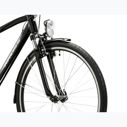Мъжки трекинг велосипед KROSS Trans 1.0 black/silver/shiny