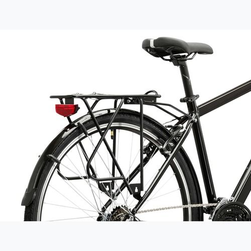 Мъжки трекинг велосипед KROSS Trans 1.0 black/silver/shiny