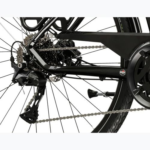Мъжки трекинг велосипед KROSS Trans 7.0 black/silver/shiny