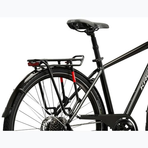 Мъжки трекинг велосипед KROSS Trans 7.0 black/silver/shiny