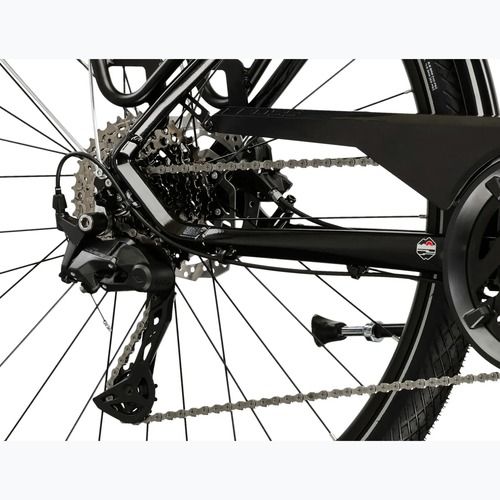 Мъжки трекинг велосипед KROSS Trans 7.0 black/silver/shiny