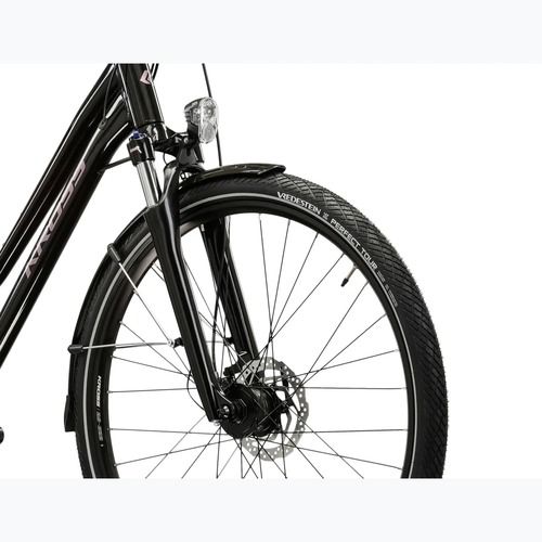 Дамски трекинг велосипед KROSS Trans 7.0 black/pink/gloss