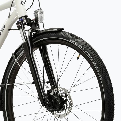 Мъжки трекинг велосипед KROSS Trans 5.0 gray/navy blue/gloss