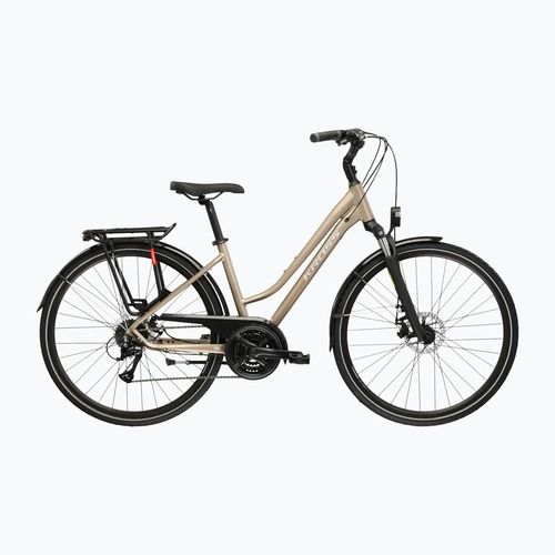 Дамски трекинг велосипед KROSS Trans 3.0 brown/silver/matte