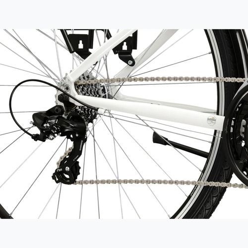 Дамски трекинг велосипед KROSS Trans 1.0 W white/grey/shiny