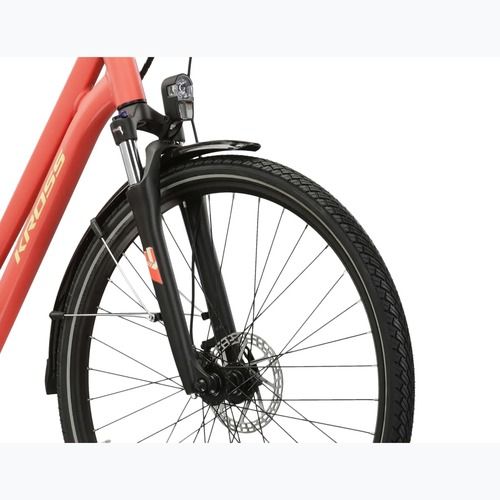Електрически велосипед KROSS Sentio Hybrid 2.0 504 Wh coral/yellow/matte
