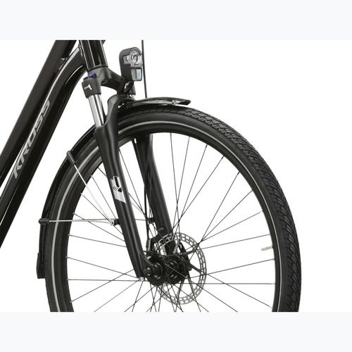 Електрически велосипед KROSS Sentio Hybrid 1.0 504 Wh black/silver/gloss