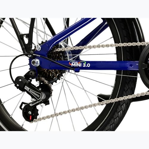 Детски велосипед KROSS Level Mini 3.0 Eq navy blue/white/gloss