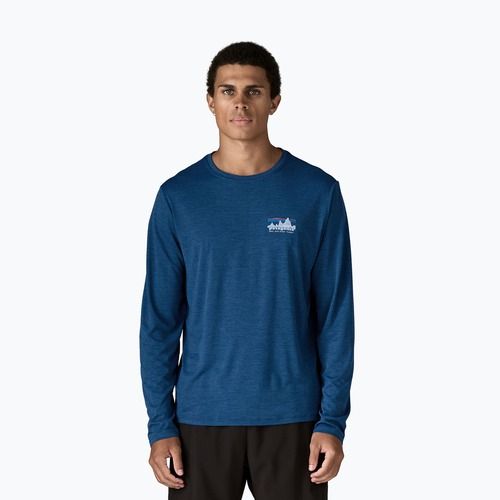 Мъжка блуза с дълъг ръкав Patagonia Capilene Cool Daily - '73 Skyline clement blue/light clement blue x-dye