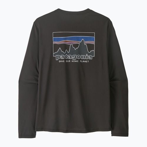 Мъжка блуза с дълъг ръкав Patagonia Capilene Cool Daily - '73 Skyline black