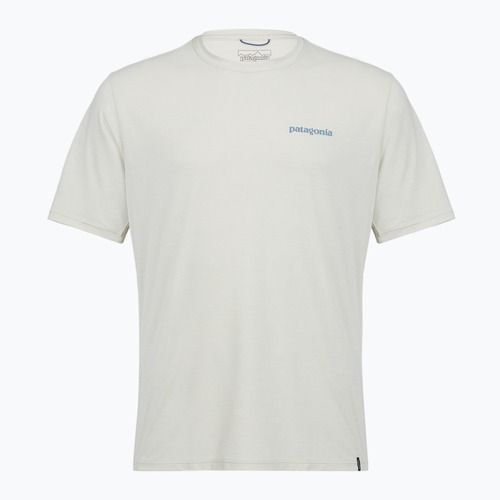 Мъжка тениска Patagonia Capilene Cool Daily - Boardshort Logo dyno white