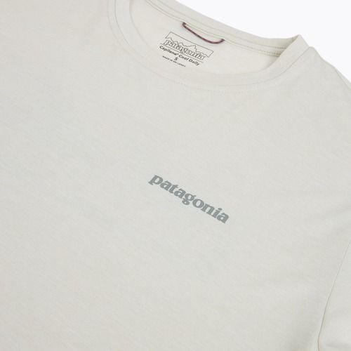 Мъжка тениска Patagonia Capilene Cool Daily - Boardshort Logo dyno white