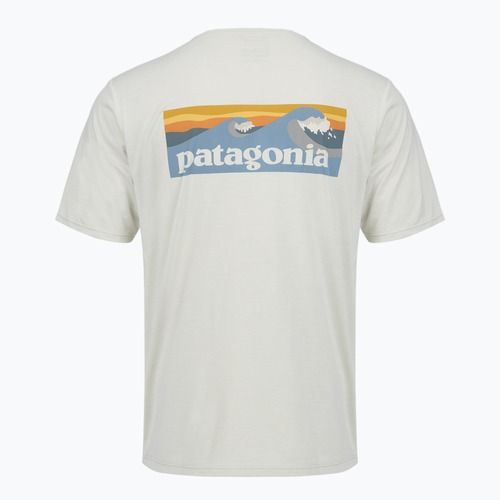 Мъжка тениска Patagonia Capilene Cool Daily - Boardshort Logo dyno white