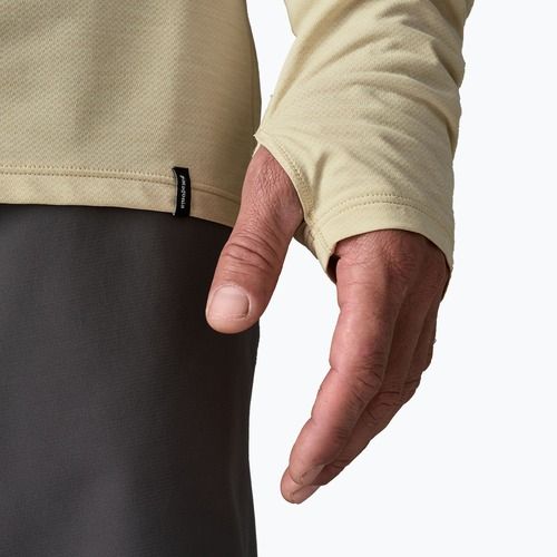 Мъжки суитшърт Patagonia Capilene Ultra Hoody pumice/dyno white x-dye