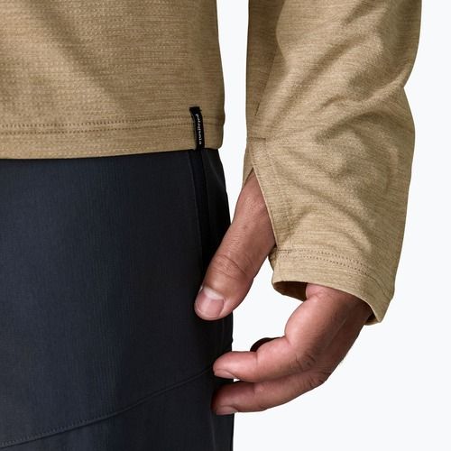 Мъжка блуза с дълъг ръкав Patagonia Capilene Cool Sun seabird grey/light seabird grey x-dye