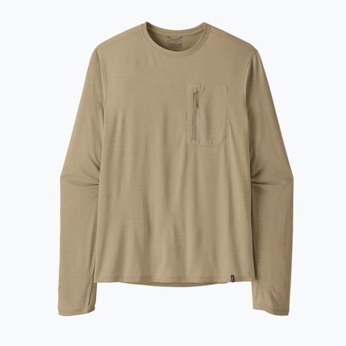 Мъжка блуза с дълъг ръкав Patagonia Capilene Cool Sun seabird grey/light seabird grey x-dye