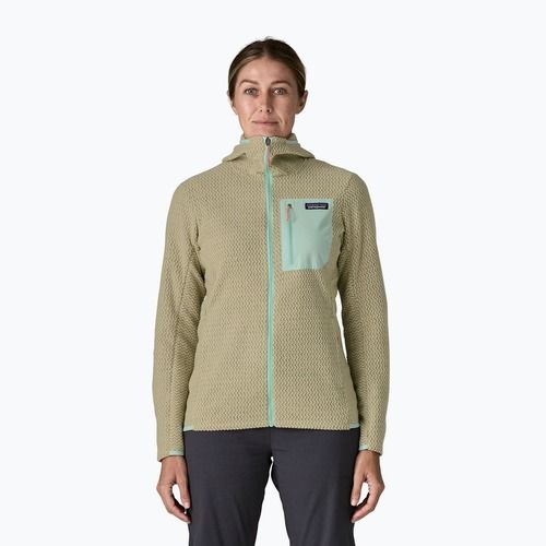 Дамски поларен суитшърт Patagonia R1 Air Full-Zip Hoody weathered stone