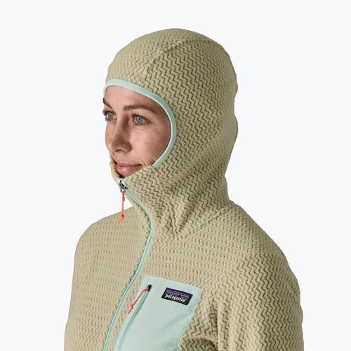 Дамски поларен суитшърт Patagonia R1 Air Full-Zip Hoody weathered stone