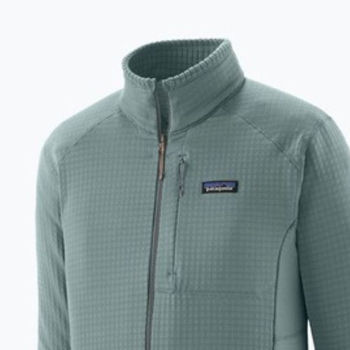Мъжки поларен суитшърт Patagonia R1 Hybrid blue sage