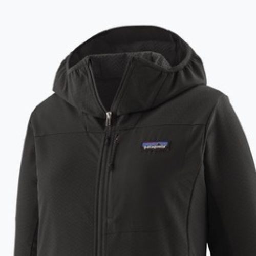 Дамско софтшел яке Patagonia R1 CrossStrata Hoody black