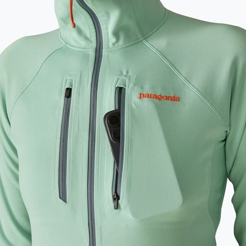 Дамски суитшърт Patagonia R1 Ultralight Hoody thin ice