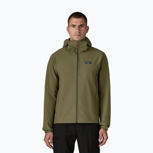 Мъжка софтшел яке Patagonia R1 TechFace Hoody basin green