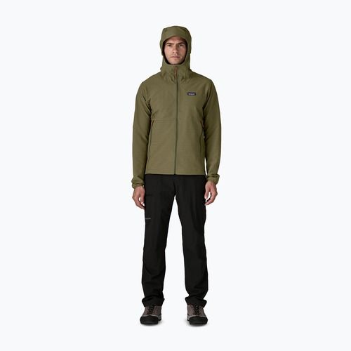 Мъжка софтшел яке Patagonia R1 TechFace Hoody basin green