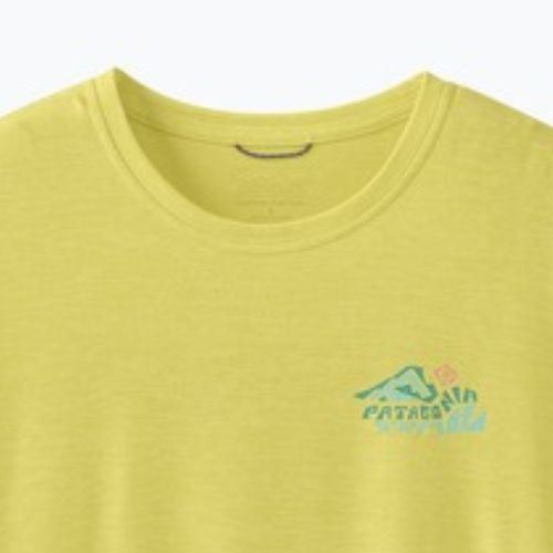 Дамска тениска Patagonia Capilene Cool Daily Shirt - Boardshort Logo lemon zest