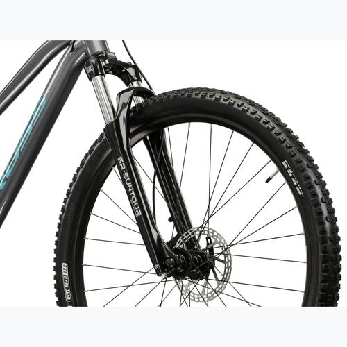 Дамски планински велосипед KROSS Lea 4.0 W 27.5 grey/turquoise/shiny