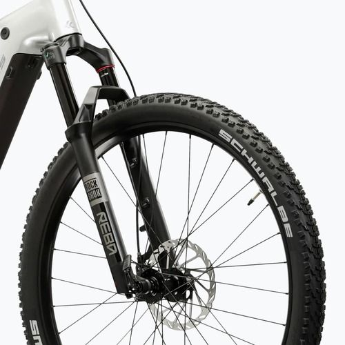 Дамски електрически велосипед KROSS Influx Hyb 5.0 W 27.5 el. 800 Wh silver/blue/gloss