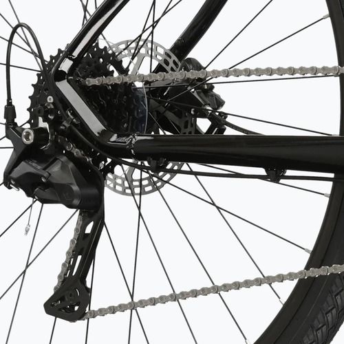 Крос велосипед KROSS Evado 5.0 black/green/glossy