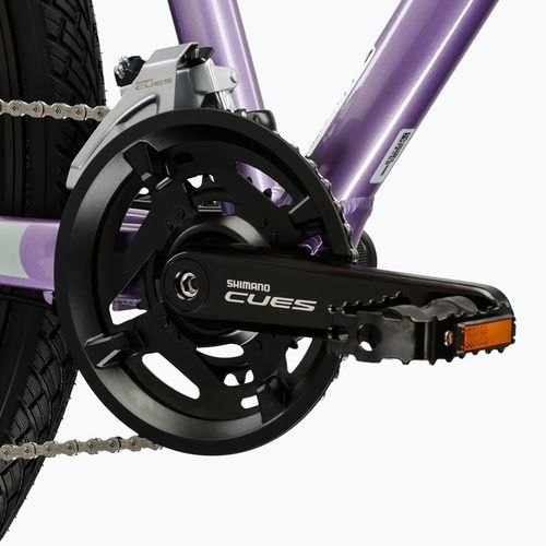 Дамски крос велосипед KROSS Evado 5.0 W purple/black/shiny